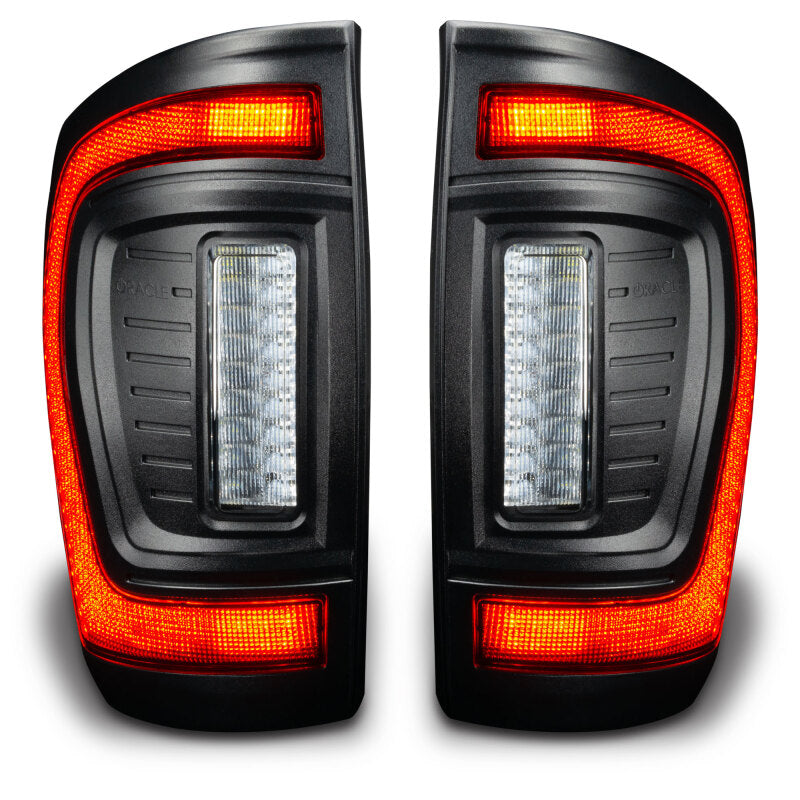 Oracle Lighting 16-23 Gen 3 Toyota Tacoma Black Series Flush Style LED Tail Lights