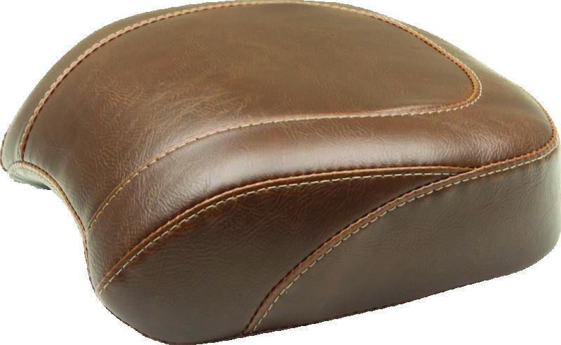 Mustang Motorcycle Mustang 18-21 Harley Fat Bob Wide Tripper Passenger Seat - Brown