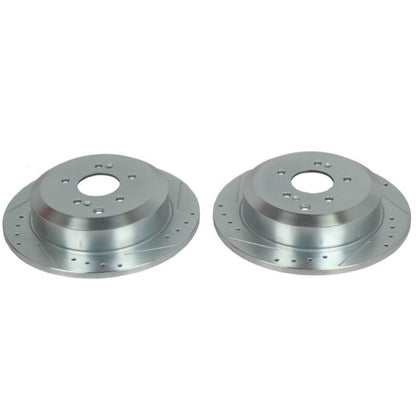 PowerStop Power Stop 07-12 Hyundai Veracruz Rear Evolution Drilled & Slotted Rotors - Pair