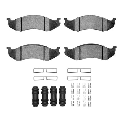 R1 Concepts R1 93-06 Jeep Wrangler Front Optimum OE Pads & Hardware Kit