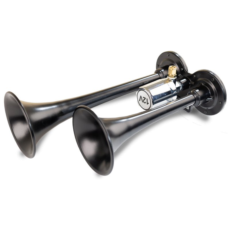 Kleinn Air Horns Kleinn Dual Chrome Horn Kit w/ 120 PSI Air Compressor / 0.5 gal Air Tank