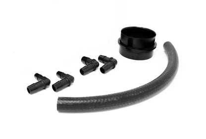 Torque Solution Turbo Inlet Hose Black: 02-07 Subaru WRX/04-18 STI/05-09 Legacy GT/04-13 FTX - Blue