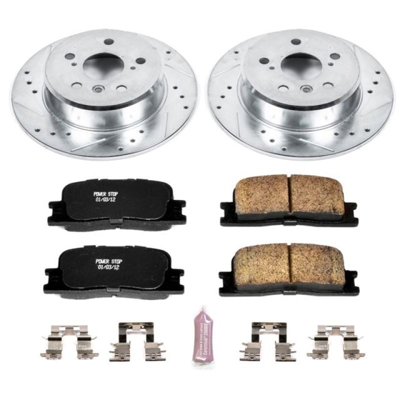 PowerStop Power Stop 01-03 Toyota Highlander Rear Z23 Evolution Sport Brake Kit