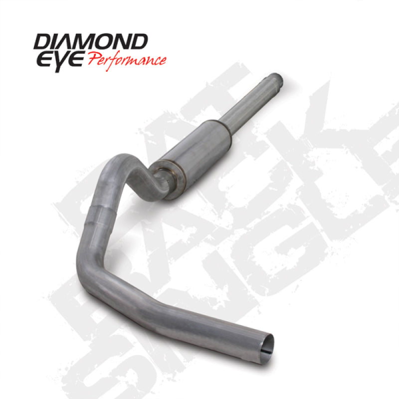 Diamond Eye Performance Diamond Eye KIT 4in Catback Single AL: 94-97 FORD 7.3L F250/F350 PWRSTROKE