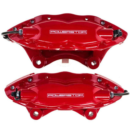 PowerStop Power Stop 09-15 Cadillac CTS Rear Red Caliper - Pair w/o Bracket