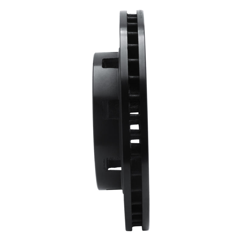 R1 Concepts R1 71-91 Chevrolet C30 Pickup Front Left Drilled & Slotted Black Brake Rotor