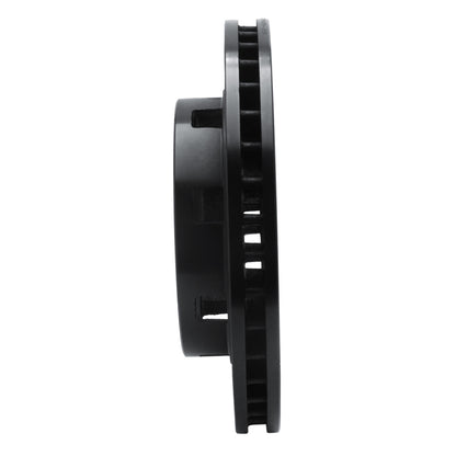 R1 Concepts R1 71-91 Chevrolet C30 Pickup Front Left Drilled & Slotted Black Brake Rotor