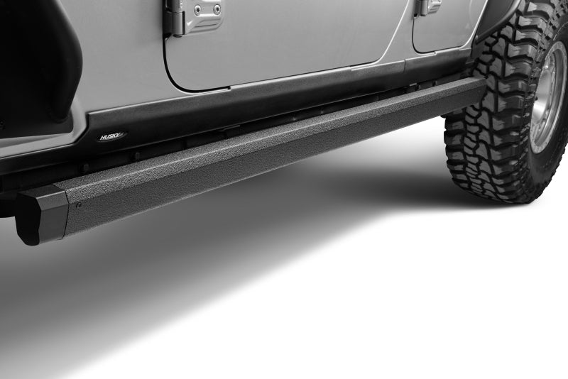 Go Rhino RealTruck 18-24 Jeep Wrangler 4dr VoltStep Electric Running Board Kit - Bedliner Coating