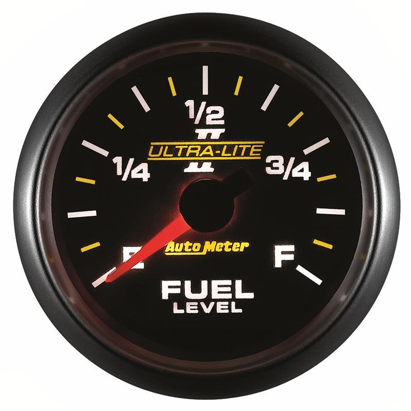Autometer Ultra-Lite II 2-1/16in 0-280 Ohm Programmable Fuel Level Gauge