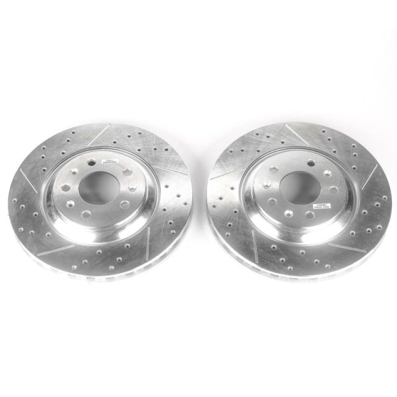 PowerStop Power Stop 06-07 Cadillac CTS Front Evolution Drilled & Slotted Rotors - Pair