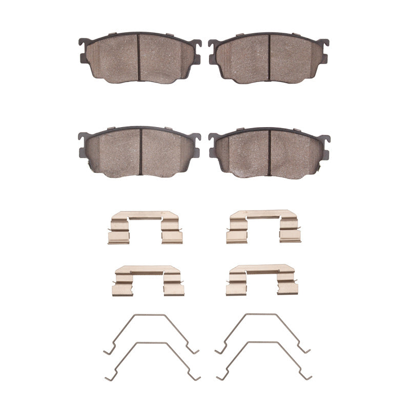 R1 Concepts R1 98-03 Mazda 626 Front Optimum OE Pads & Hardware Kit