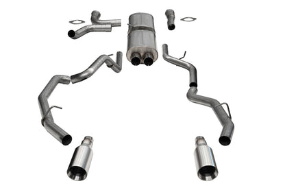 CORSA Performance Corsa 25-26 RAM 1500 RHO Crew Cab 3.0L Turbo Cat-Back Dual Rear Exit w/ 5in Single Satin Pro Series