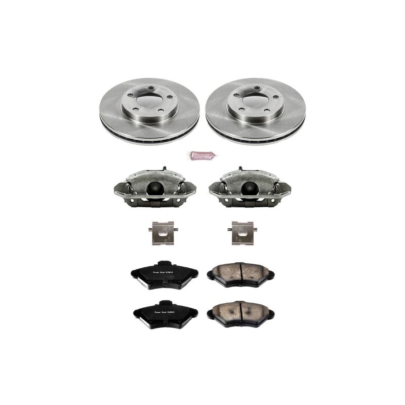 PowerStop Power Stop 94-98 Ford Mustang Front Autospecialty Brake Kit w/Calipers