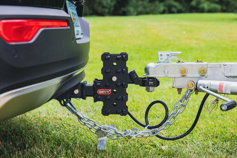 GEN-Y Hitch Gen-Y Phantom-X 2in Shank Platinum Single Ball Platform w/1in Diameter Mounting Hole
