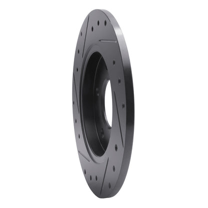 R1 Concepts R1 94-99 Buick Regal Rear Right Drilled & Slotted Black Brake Rotor