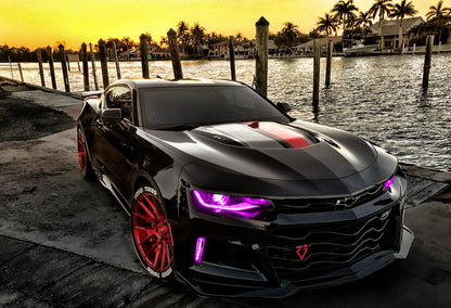 ORACLE Lighting Oracle 16-18 Chevrolet Camaro Backlit Fog Light DRL Upgrade Kit - ColorSHIFT