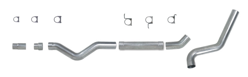 Diamond Eye Performance Diamond Eye KIT 5in Catback MFLR RPLCMENT PIPE Single AL: 2006-2007.5 CHEVY 6.6L 2500/3500