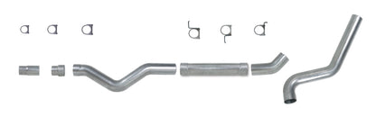 Diamond Eye Performance Diamond Eye KIT 5in Catback MFLR RPLCMENT PIPE Single AL: 2006-2007.5 CHEVY 6.6L 2500/3500