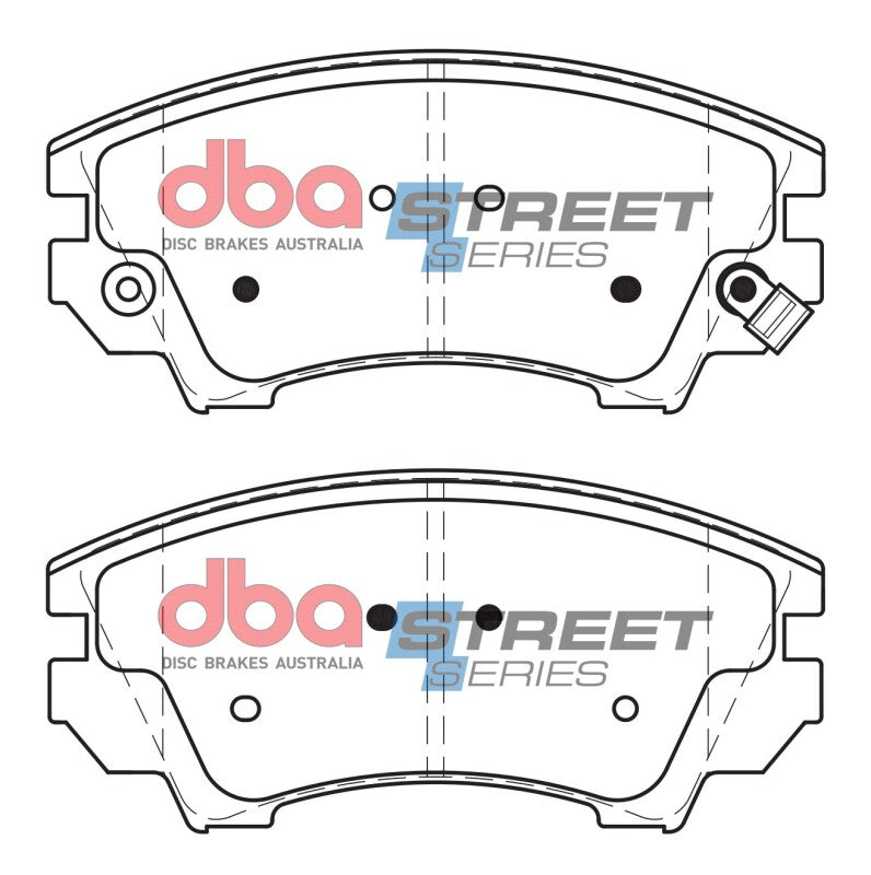 DBA 10-15 Chevrolet Camaro LS/LT V6 Street Series Front Brake Pads