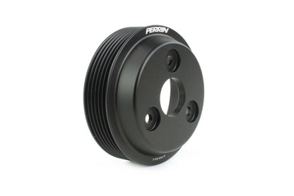 Perrin Performance PERRIN 22-26 Subaru WRX / 21-25 Crosstrek / 20-25 LGT/OBXT/FXT Lightweight Water Pump Pulley - Black