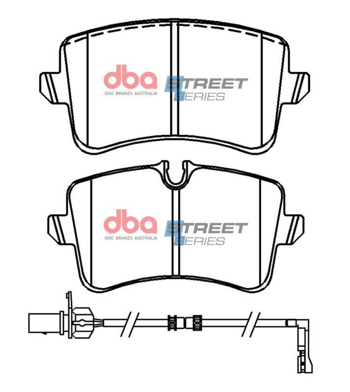DBA 10-17 Audi A8 Street Series Rear Brake Pads