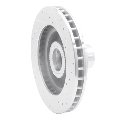 R1 Concepts R1 93-95 Chevrolet G10 Front Right Drilled & Slotted Silver Brake Rotor