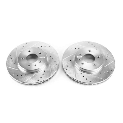 PowerStop Power Stop 09-11 Cadillac STS Front Evolution Drilled & Slotted Rotors - Pair