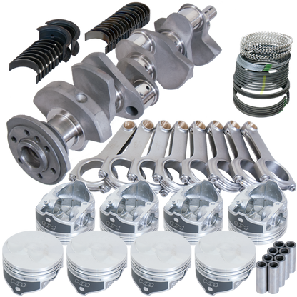 Eagle Chevy 350 3.480in Crank 6.000in H-Beam -3.7cc Flat Top 4.030in Pistons Rotating Assembly