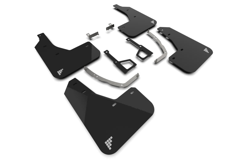 Rally Armor 25-26 Hyundai Ioniq 5 XRT Black Mud Flap Silver Battery Logo