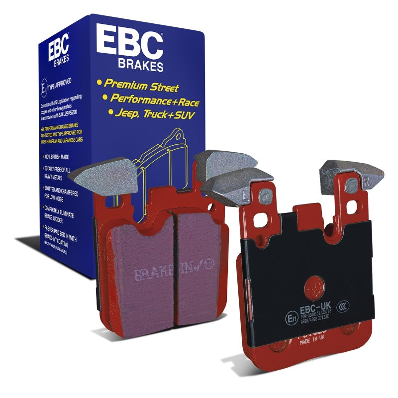 EBC 14-18 BMW M3 3.0 Twin Turbo (F80) Redstuff Rear Brake Pads