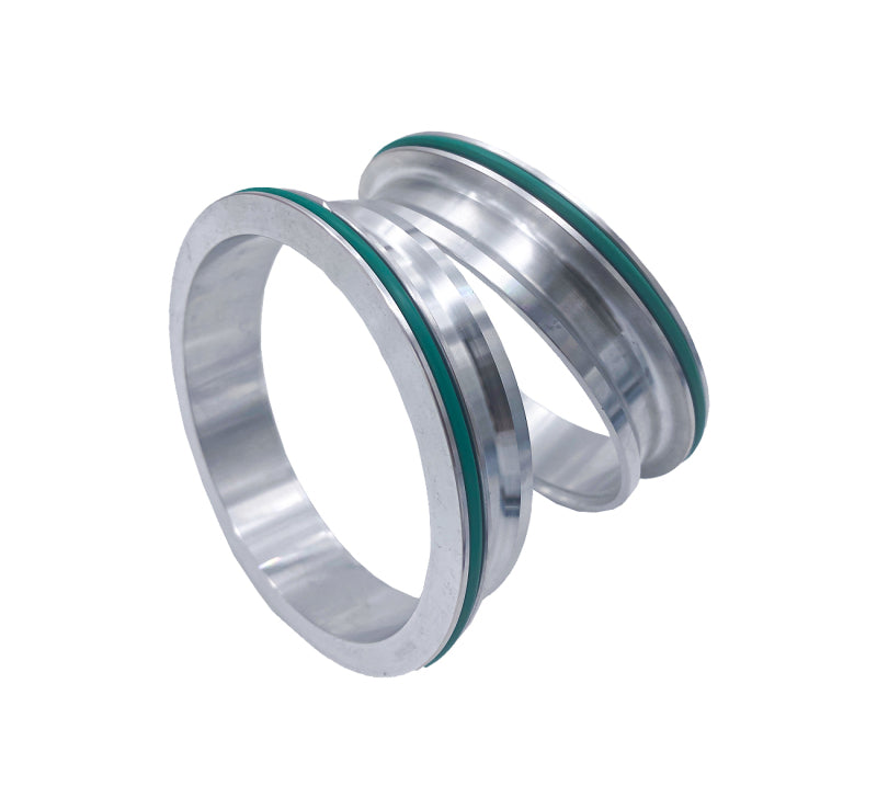 Granatelli Motor Sports Granatelli 3.5in Stainless Steel Dual Seal Clamp Weld-On Ferrule Set