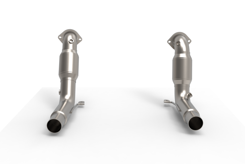 Kooks Headers Kooks 20-24 Ford Exployer ST/Aviator 3in x 2-1/2in Stainless Steel GREEN Catted Downpipes