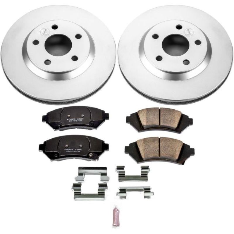 PowerStop Power Stop 2005 Buick LeSabre Front Z17 Evolution Geomet Coated Brake Kit