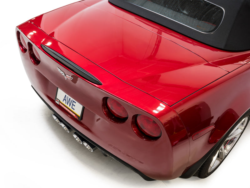 AWE Tuning 09-13 Chevrolet Corvette 6.2L Touring Edition Axle-Back Exhaust w/ Chrome Silver Tips