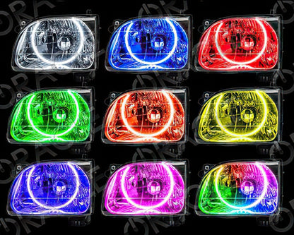 ORACLE Lighting Oracle 01-04 Toyota Tacoma LED Headlight Halo Kit - Red