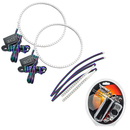 ORACLE Lighting Oracle 21-22 Ford Bronco Headlight Halo Kit w/DRL Bar - Base Headlights -w/RF Controller