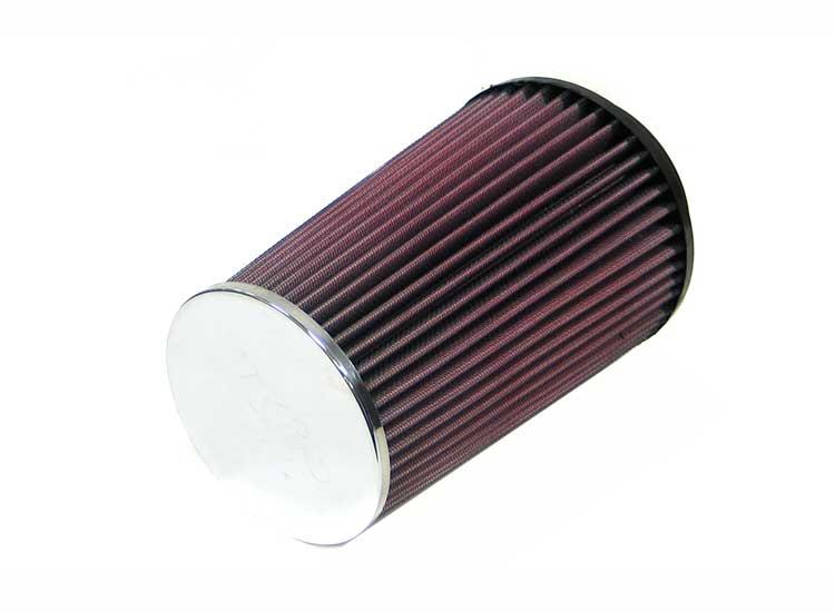 K&N Engineering K&N Universal Chrome Filter 4 inch FLG / 5 3/8 inch Bottom / 4 1/2  inch Top / 8 inch Height