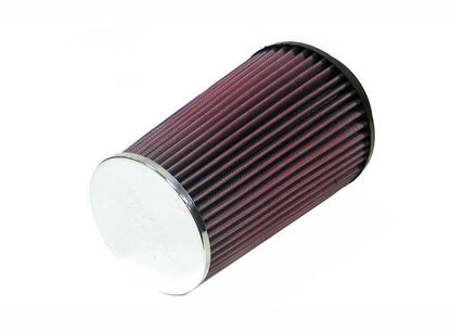 K&N Engineering K&N Universal Chrome Filter 4 inch FLG / 5 3/8 inch Bottom / 4 1/2  inch Top / 8 inch Height