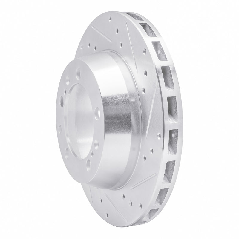 R1 Concepts R1 91-97 Porsche 911 Right Rear Drilled & Slotted Silver Brake Rotor