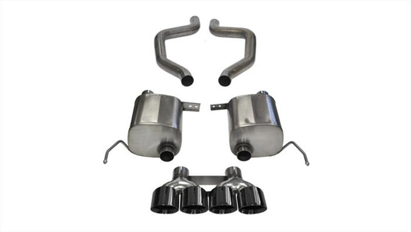 CORSA Performance Corsa 17-19 Chevy Corvette Z06 2.75in Axle Back Exhaust Black Dual Rear Exit Quad 4.5in Tip (Sport)