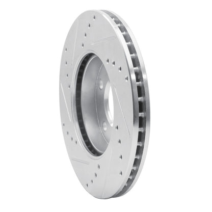 R1 Concepts R1 01-07 Ford Escape Front Right Drilled & Slotted Silver Brake Rotor