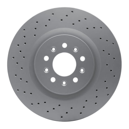 DFC 05-06 Ford GT Front Drilled GeoSPEC Coated Rotor