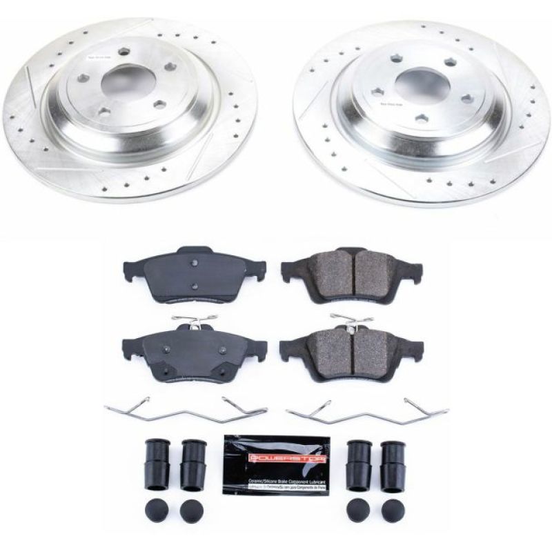 PowerStop Power Stop 16-18 Ford Focus Rear Z23 Evolution Sport Brake Kit