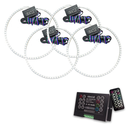 ORACLE Lighting Oracle Jeep Grand Cherokee 05-10 Halo Kit - ColorSHIFT w/ 2.0 Controller