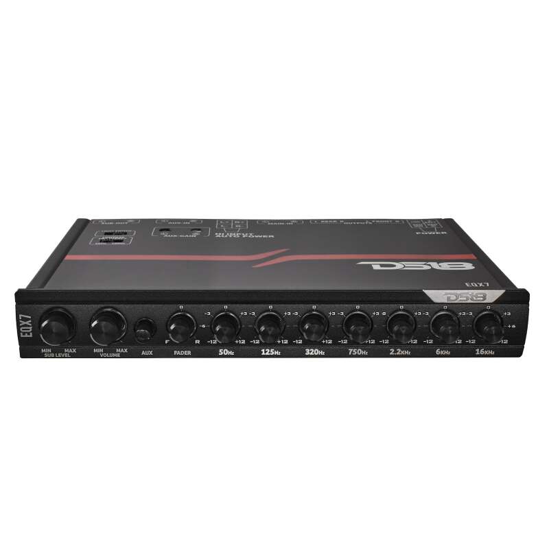 DS18 EQX High Volt 7-Band Equalizer High Level Input Auto Turn On