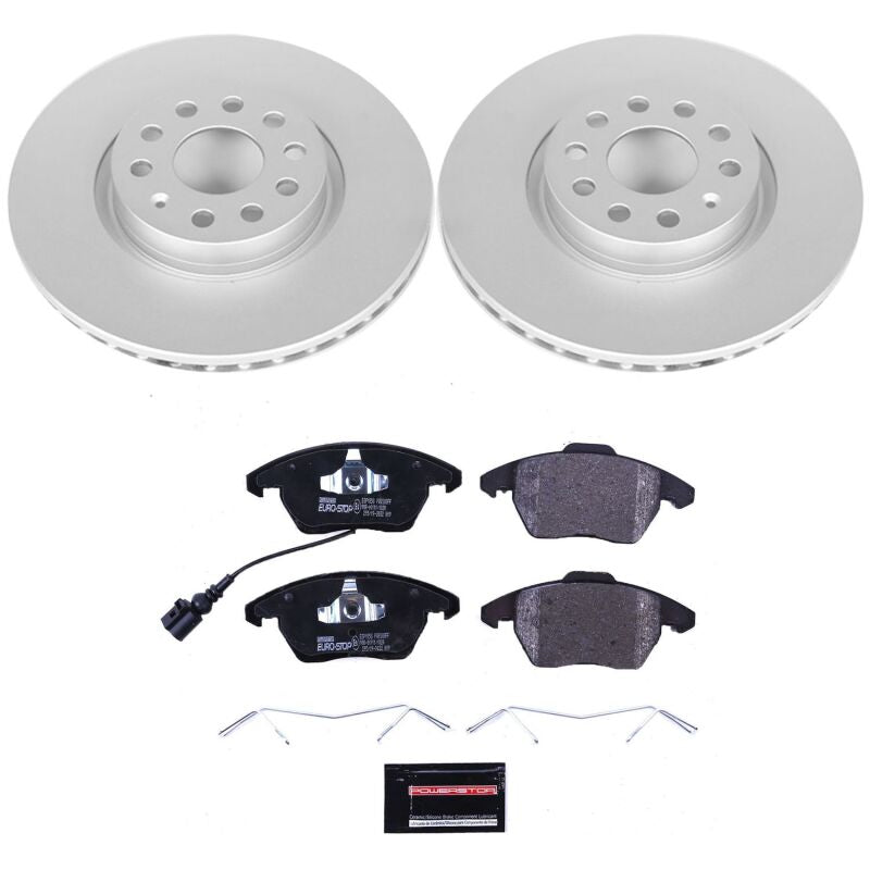 PowerStop Power Stop 06-13 Audi A3 Front Euro-Stop Brake Kit