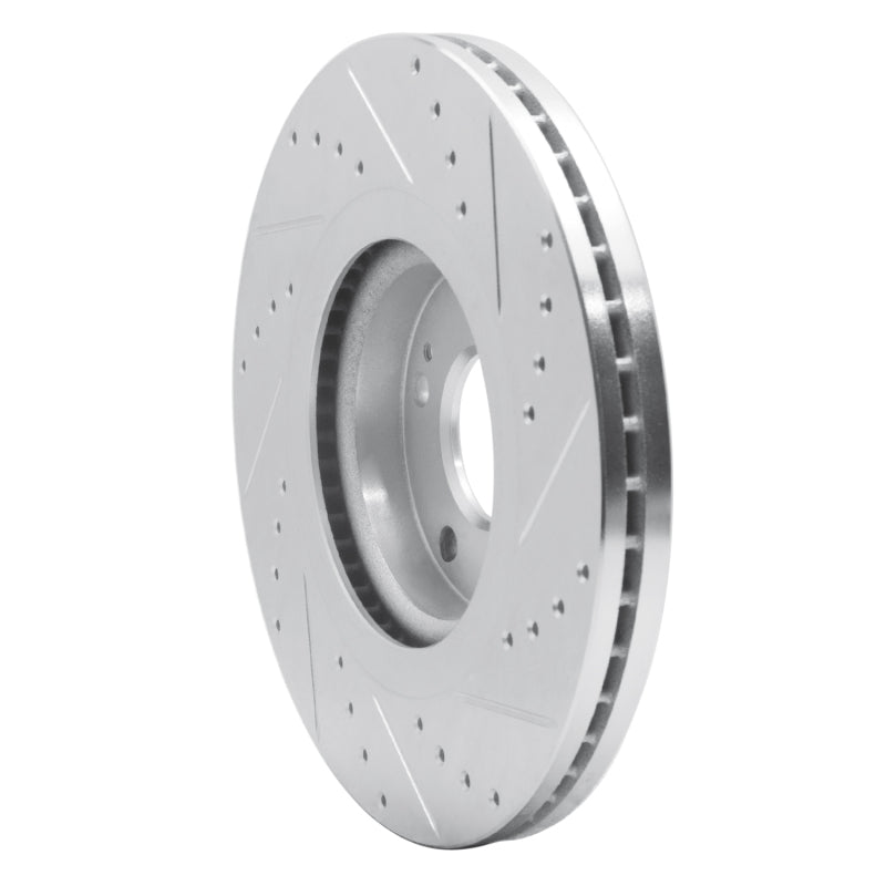 R1 Concepts R1 15-21 Kia SEDONA Front Left Drilled & Slotted Silver Brake Rotor