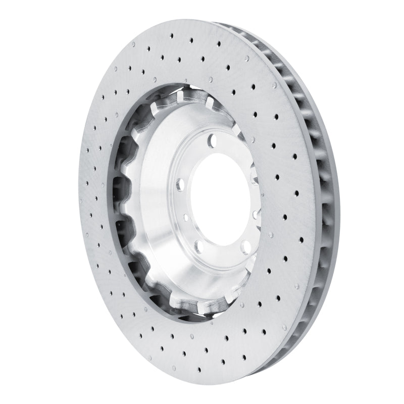 DFC 10-11 Porsche 911 Right Front Drilled Hi-Carbon Alloy Geomet Coated Rotor