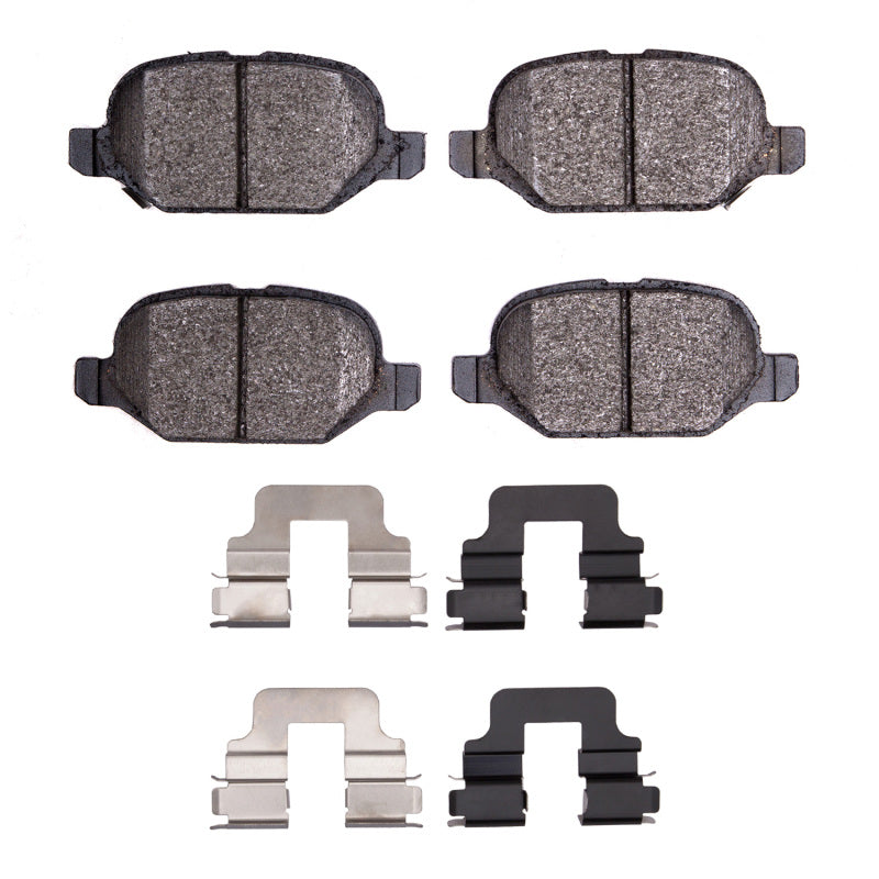DFC 09-19 Fiat 500 (Mexico) Rear Euro 5000 Ceramic Brake Pads and Hardware Kit