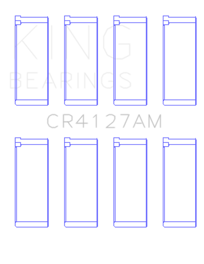 King Engine Bearings Peugeot Xu9 (Size +0.50mm) Connecting Rod Bearing Set